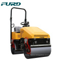 Good quality small hydraulic double drums vibratory road roller for sale FYL-890